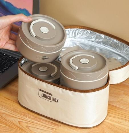 لانش بوكس الانيق(4 قطع) لحفض درجة حرارة الطعام