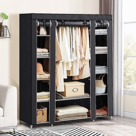 خزانة ملابس محمولة مصنوعة من قماش غير منسوج مقاوم للماء SM-22474