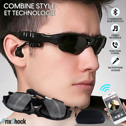 🕶️✨ Plongez dans l'Élégance Connectée ! Lunettes de Soleil Bluetooth Intelligentes : Style Impeccable, Musique Envoûtante, Appels Sans Effort 🎵📞