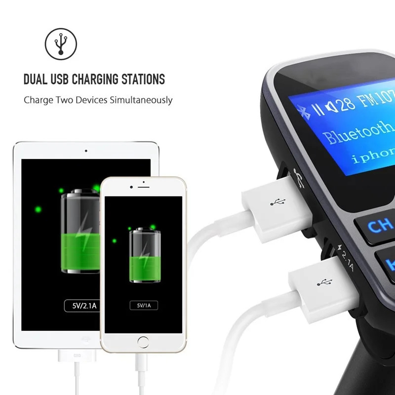 🚗 "Transformez votre trajet en musique avec le Kit Bluetooth pour voiture T11! 🎶 Charge rapide, transmission sans fil et plus! 📱🔊 Ne manquez pas, commandez maintenant! 🚀