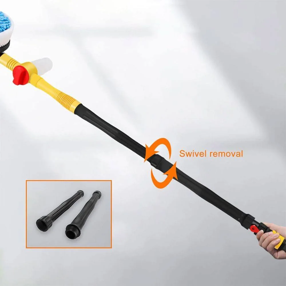 فرشاة غسيل سيارات أوتوماتيكية دوارة بزاوية 360 درجة