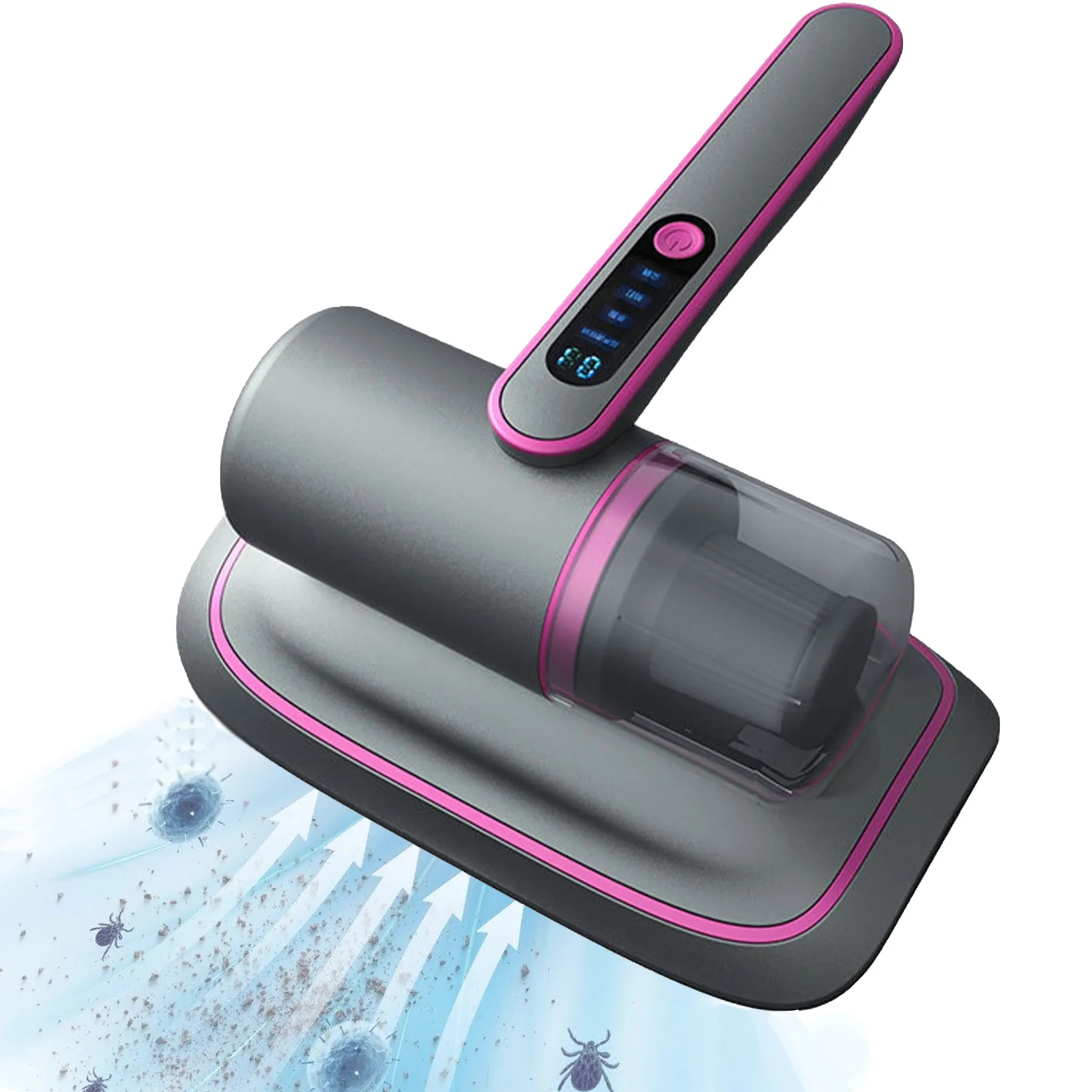 مكنسة شفط الغبار الاحترافية ، مبيدة للجراثيم ، تنظيف عميق، خفيفة الوزن، محمولة، مضادة للعث