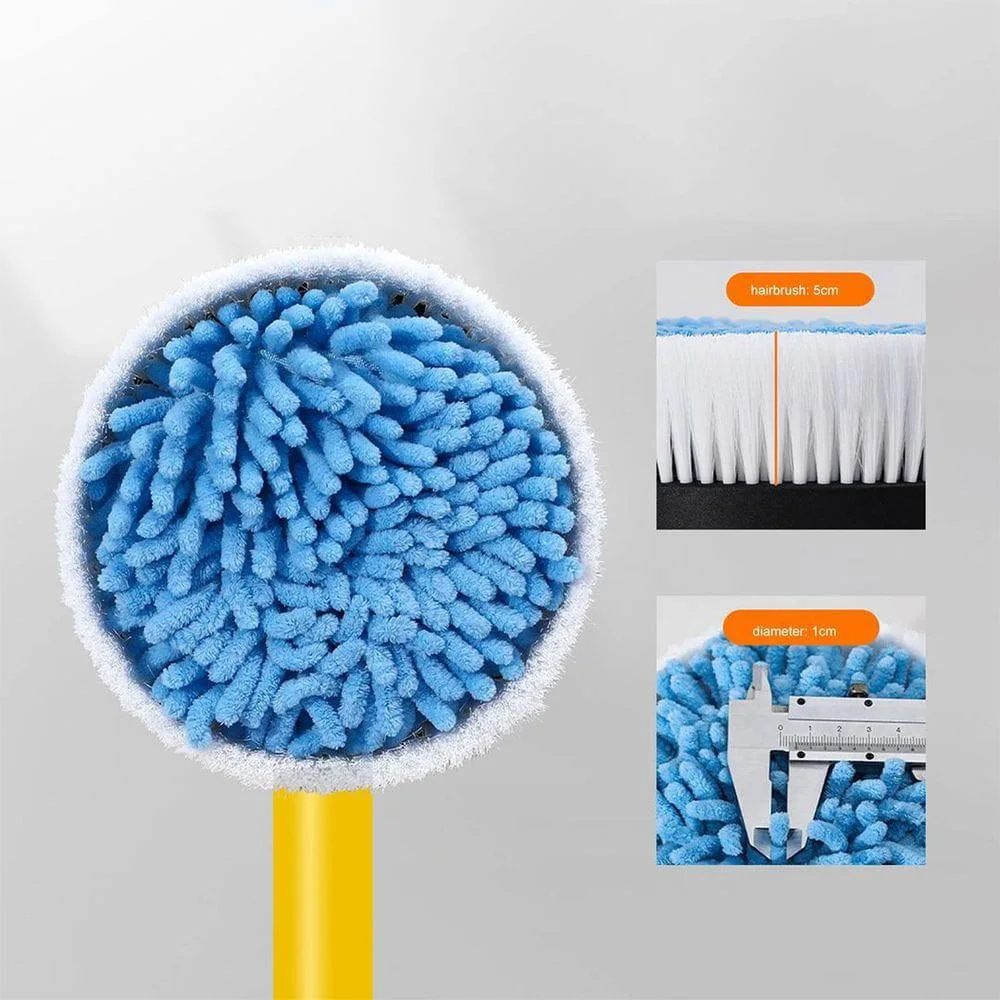 فرشاة غسيل سيارات أوتوماتيكية دوارة بزاوية 360 درجة