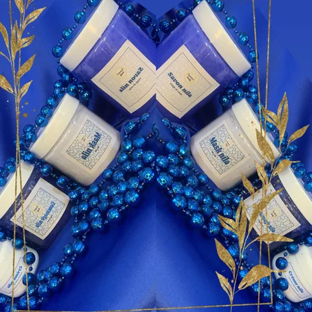 4 produits 💙✨ Gamme Nila Bleu : La Beauté Naturelle à Portée de Main ✨💙