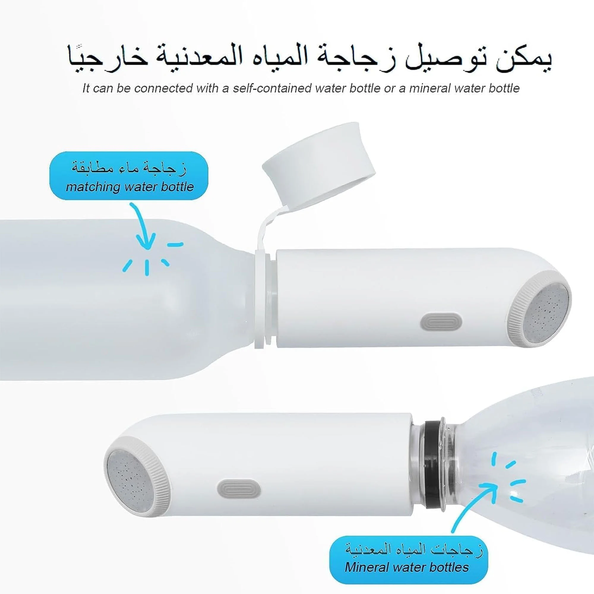 شطاف محمول كهربائي قابل لإعادة الشحن للتخييم