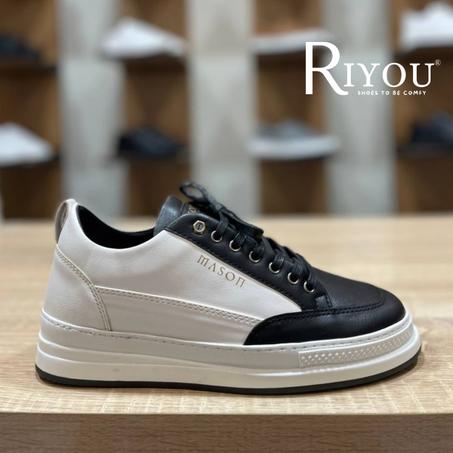 R 078 Baskests Blanc Noir