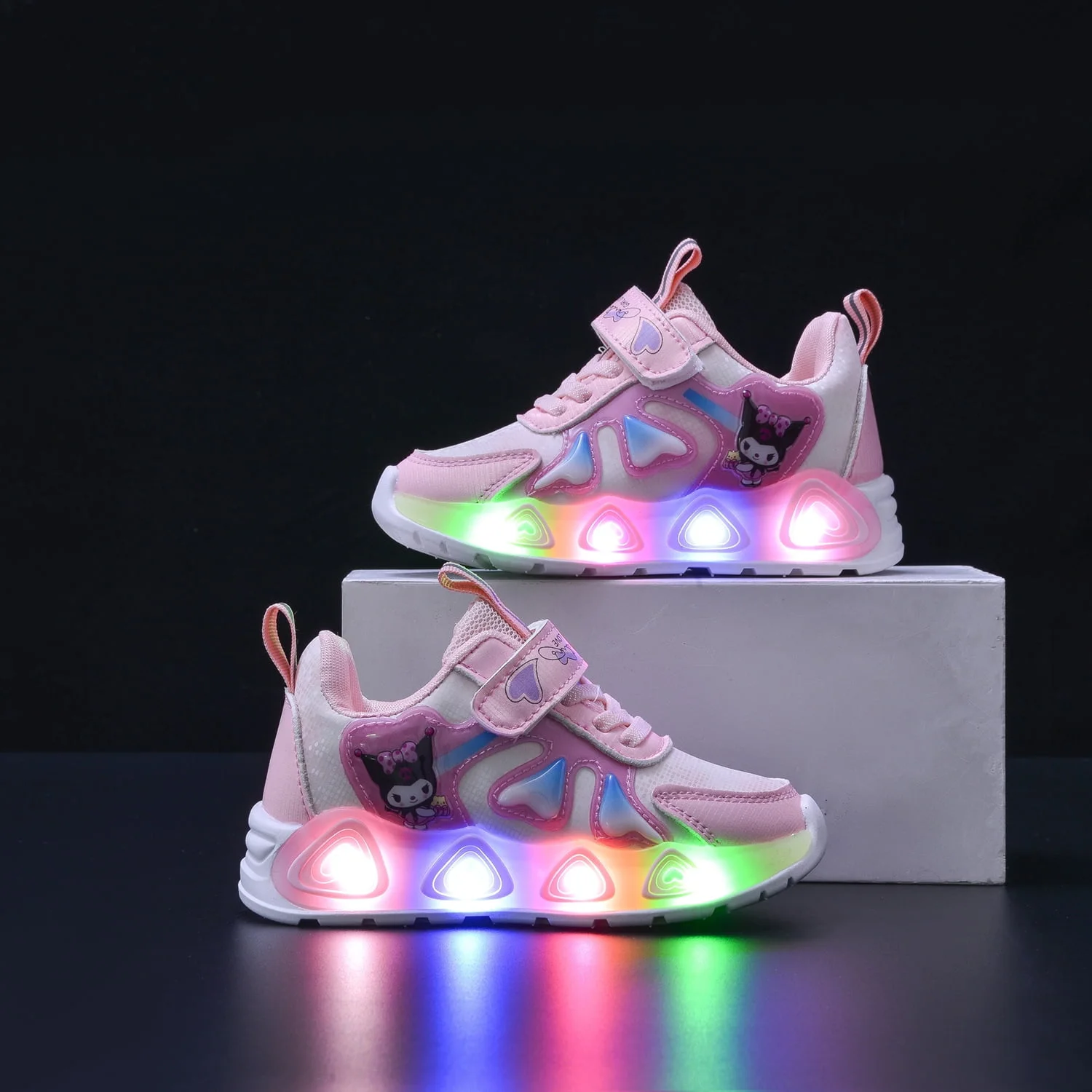 Vorkhuaeri Chaussures Lumineuses Filles - Baskets LED Clignotantes - Confortables Et Fun Pour Enfants