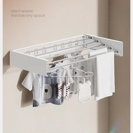 " ناشر الملابس القابل للطي – الحل المثالي لتجفيف ملابسك في الشتاء!"