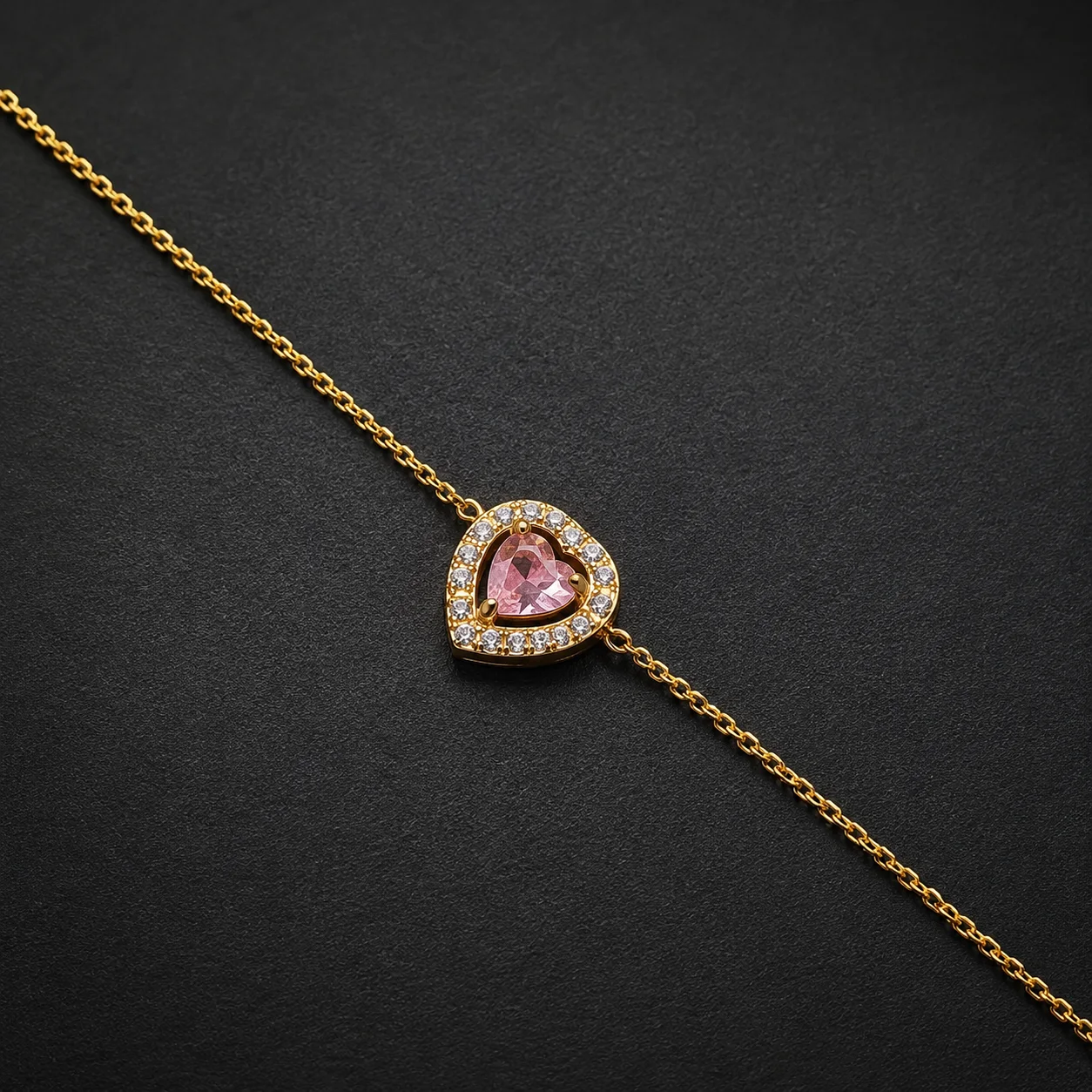 ✨Rose Heart – Collier & Gourmette✨