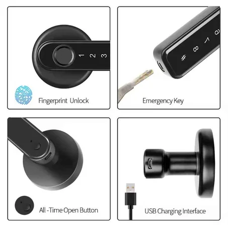 قفل الباب الذكي : لأمان تام وراحة مطلقة