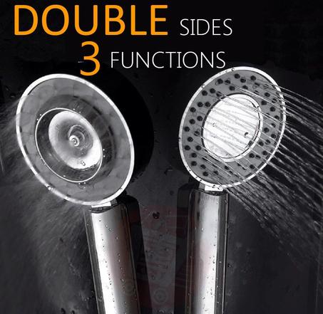 رأس دش مزدوج الوجهين :  لتجربة استحمام فاخرة