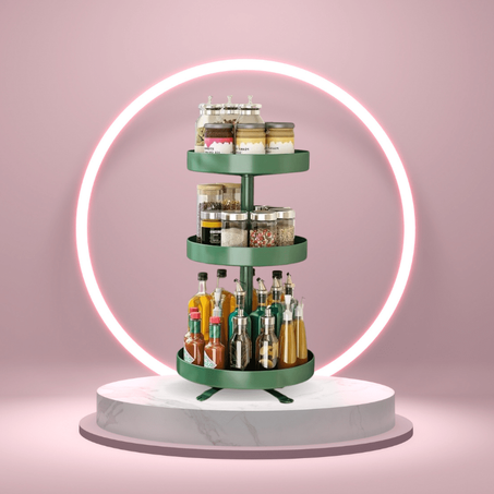 رف تخزين متعدد الطبقات: لتنظيم فعال و لتوفير مساحة أكبر بمطبخك