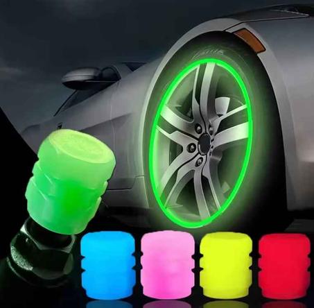 أغطية الصمامات المضيئة : استمتع بإطلالة متميزة لسيارتك