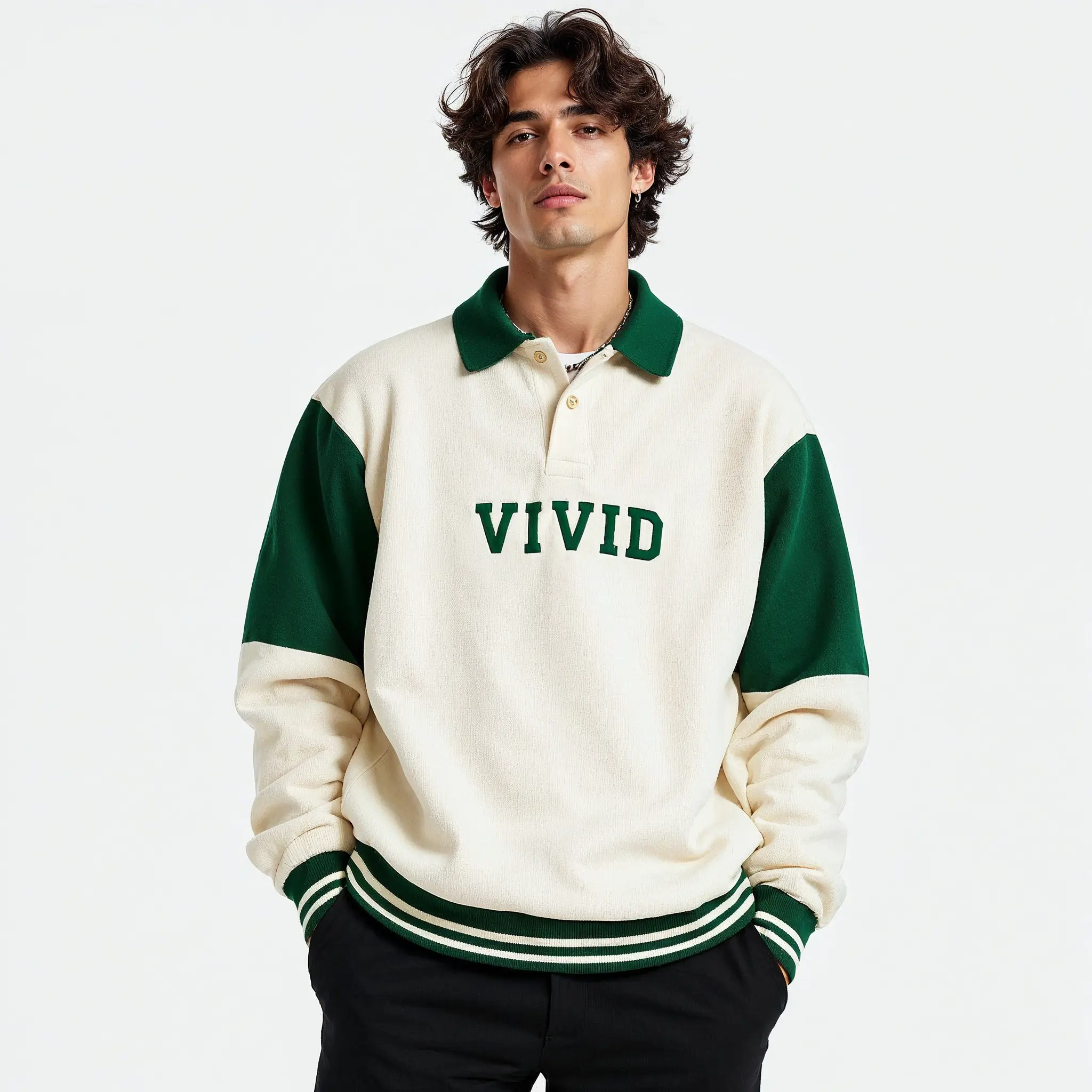 VIVID Polo SweatShirt UNISEX