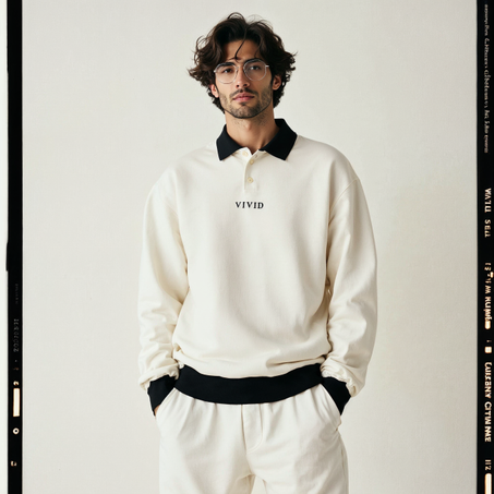 vivid Polo SweatShirt UNISEX