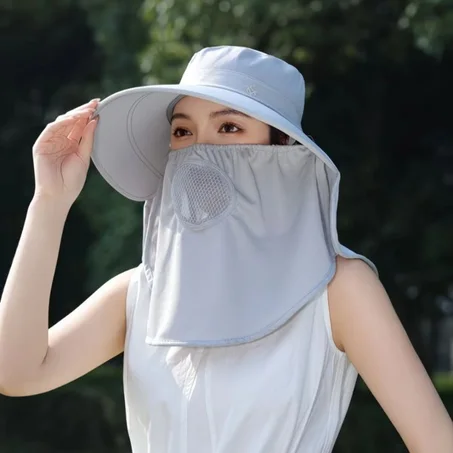 قبعة حماية من الشمس 4 في 1