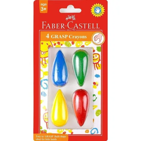 4 Grasp crayons Faber-Castell