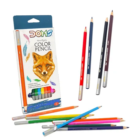 Crayons couleurs DOMS 12 couleurs