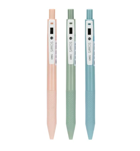 Stylo gel deli noir 0.5mm