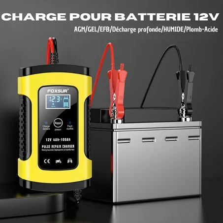 Appareil de charge la batterie de voiture, camion, moto-electrique...