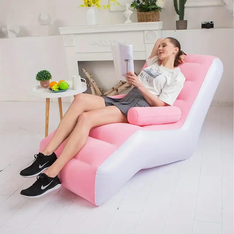 Canapé Relax Gonflable-Rose