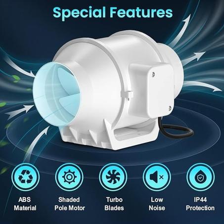 Ventilateur D'extraction de Fumée et Régénération D’air