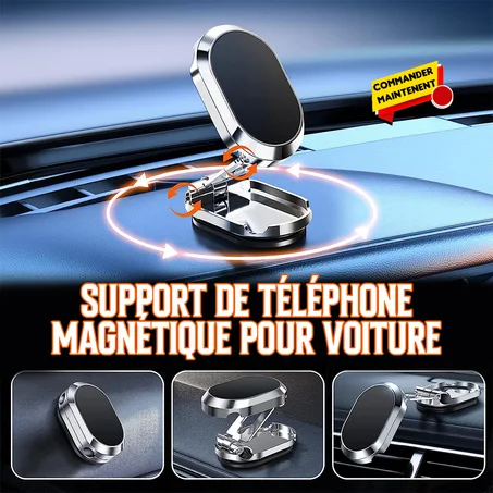 Support De Téléphone Magnétique Pour Voiture.