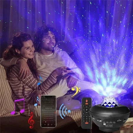 Projecteur LED Ciel Etoilé Star Galaxy, Bluetooth Haut-parleur.