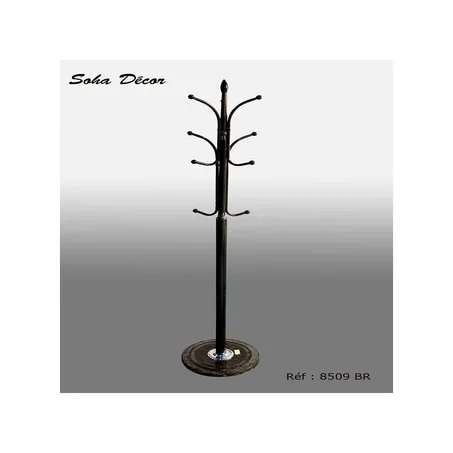 Porte manteau et chapeau look modern 12 crochets en fer
