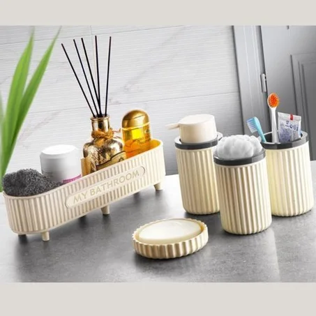 Ferri Ensemble salle de bain 5 pièces en plastique