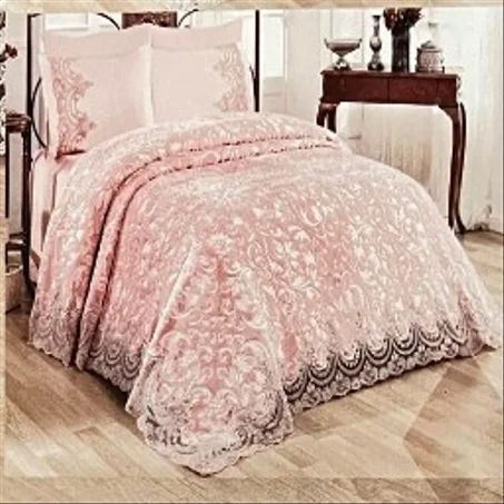 Couvre-Lit  250 x 240 + Draps 235 × 235 e+ 4 oreillers de 50 × 70