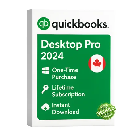 Intuit QuickBooks Desktop Pro 2024 Lifetime Subscription CA
