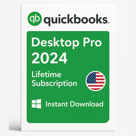 Intuit QuickBooks Desktop Pro 2024 Lifetime Subscription USA Key