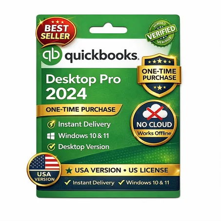 Intuit QuickBooks Desktop Pro 2024 Lifetime Subscription