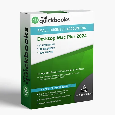 QuickBooks Desktop Mac Plus 2024 – Lifetime License Subscription