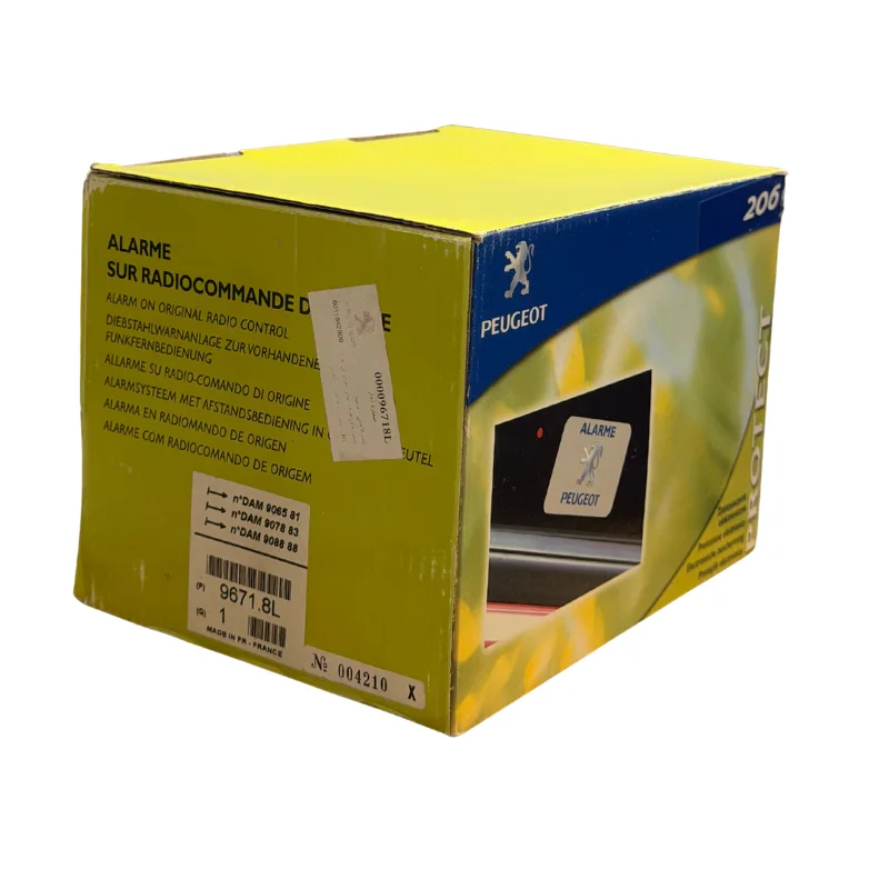 Kit d'Alarme Antivol d'Origine Peugeot 206 (Réf: 96718L)