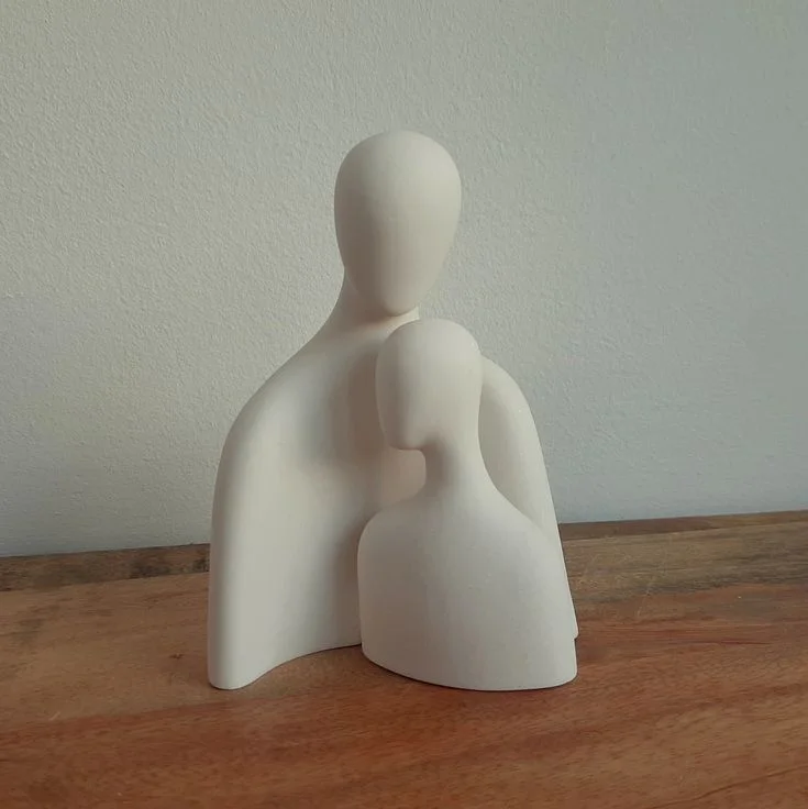 Famille style cœurs penseurs