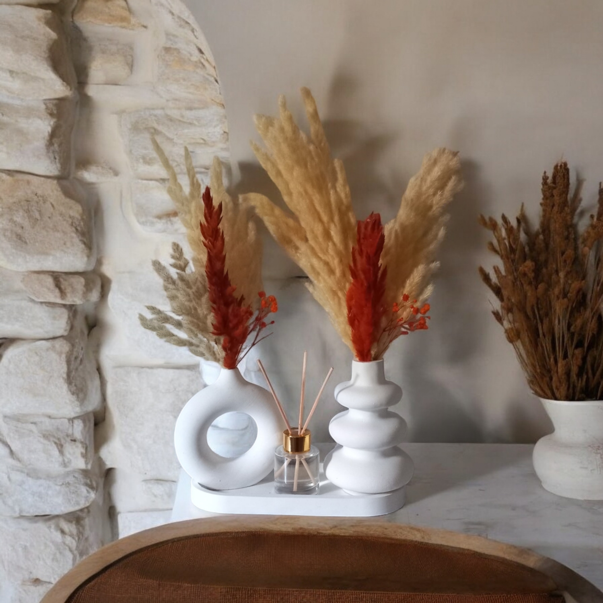Pack 2 vases tendance