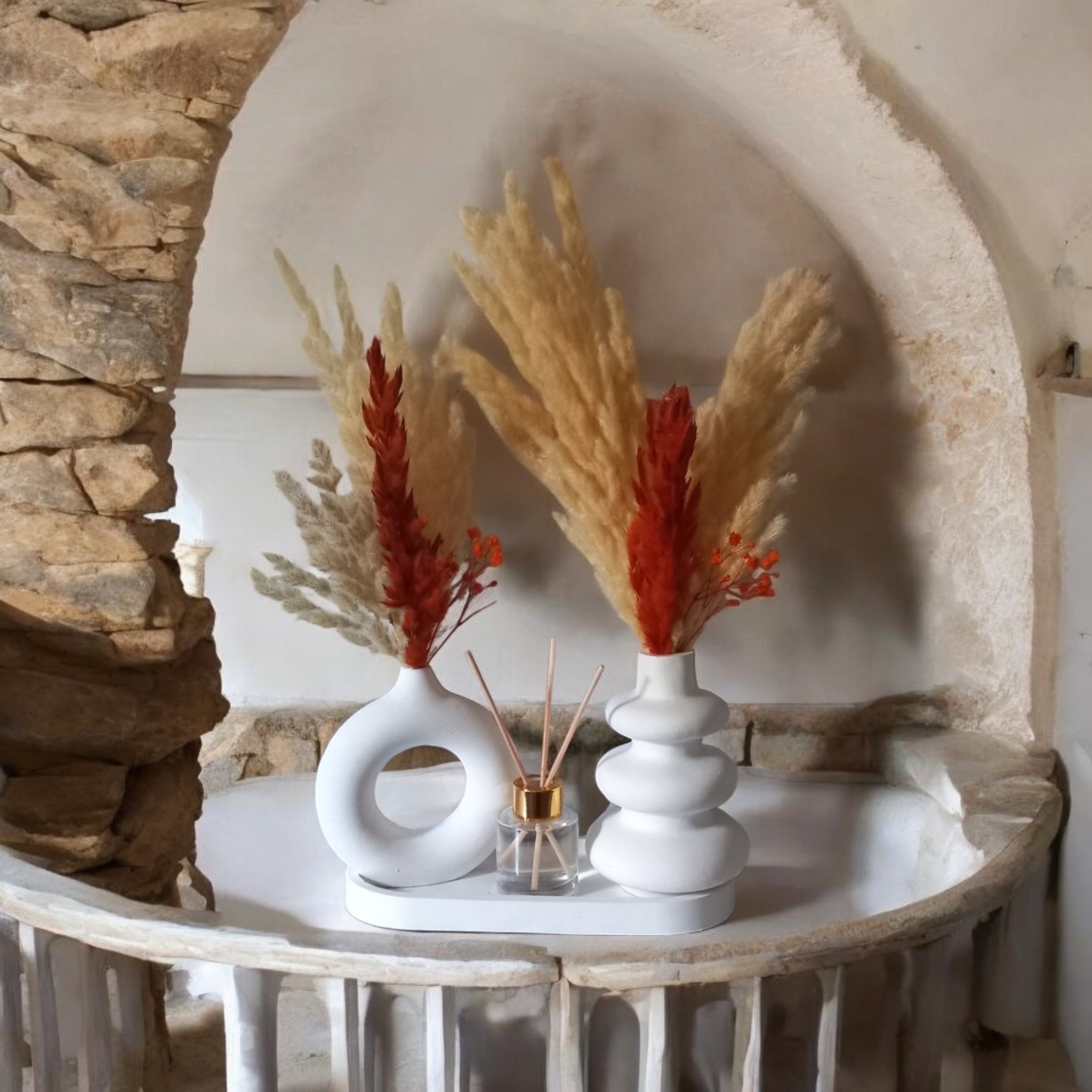 Pack 2 vases tendance