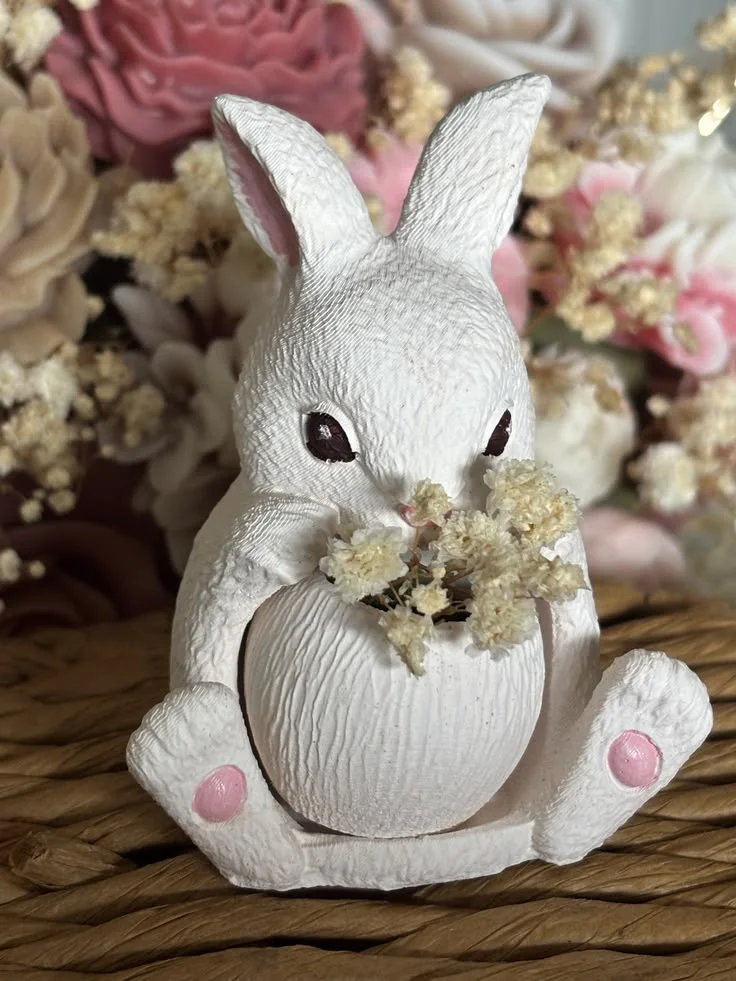 Lapin bougeoir
