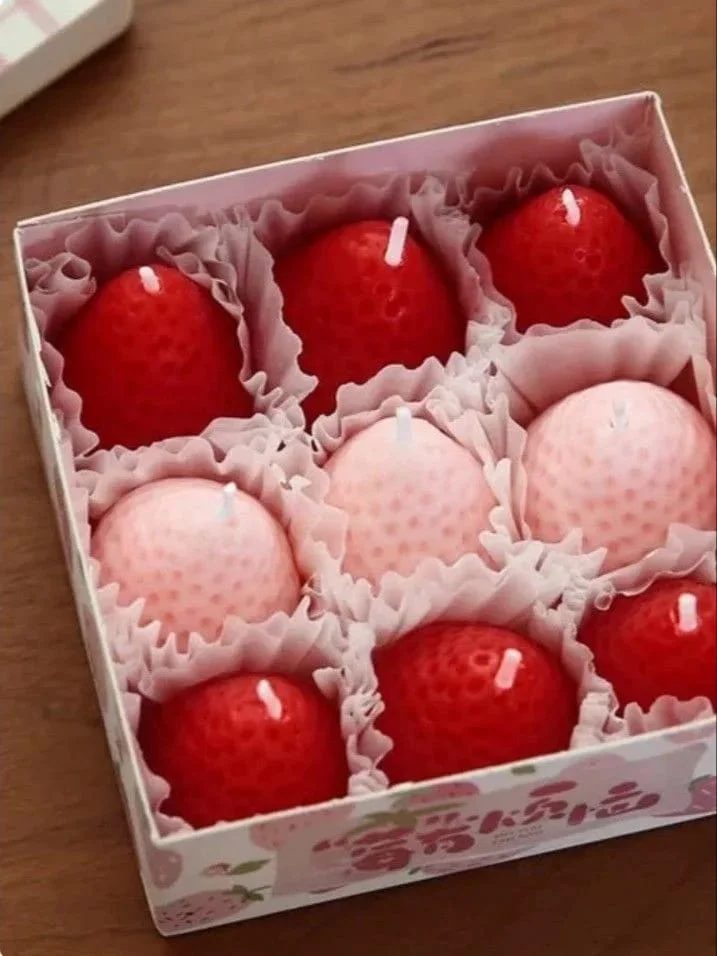 Bougie fraises