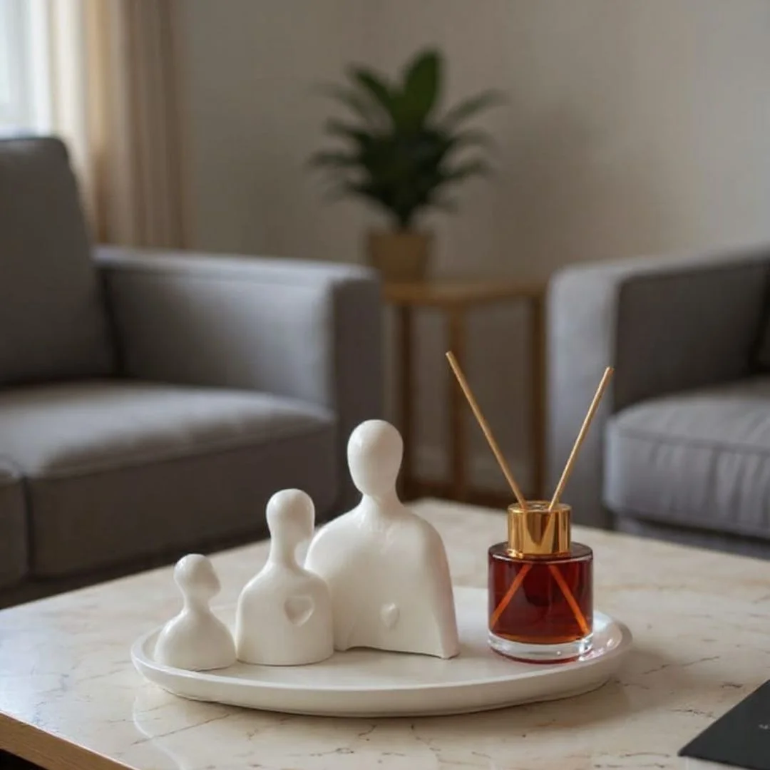 Pack famille penseurs et vase nordique