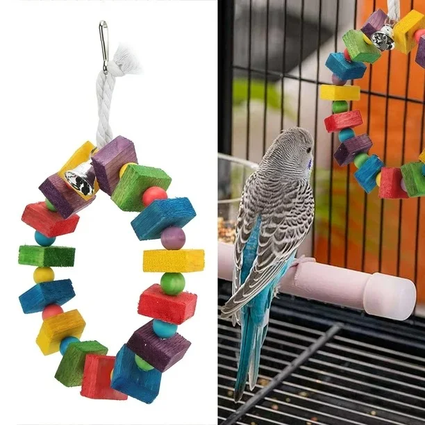 Parrot cage toys