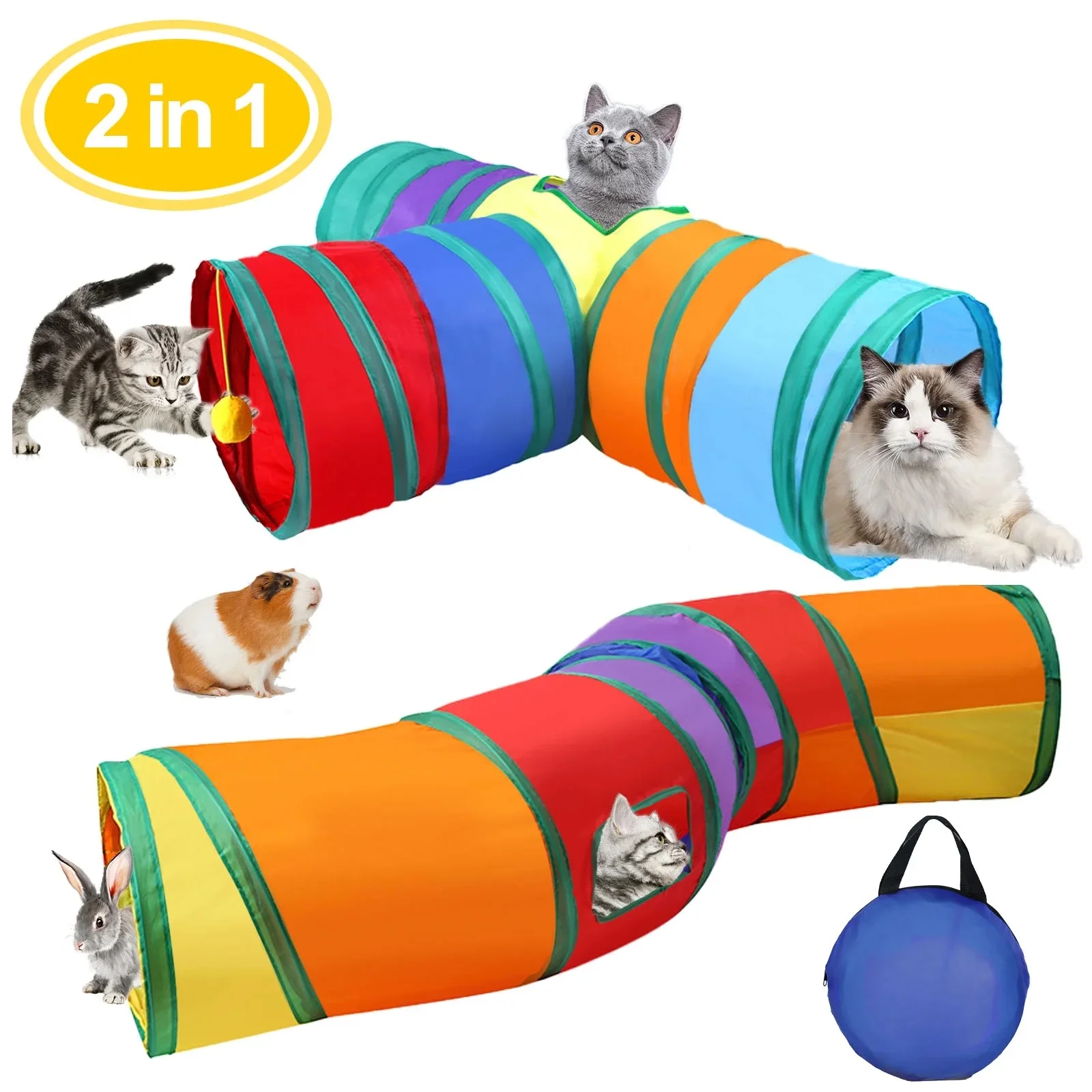 Tunnel pour plaisir chat