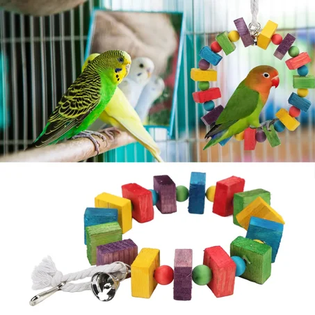 Parrot cage toys