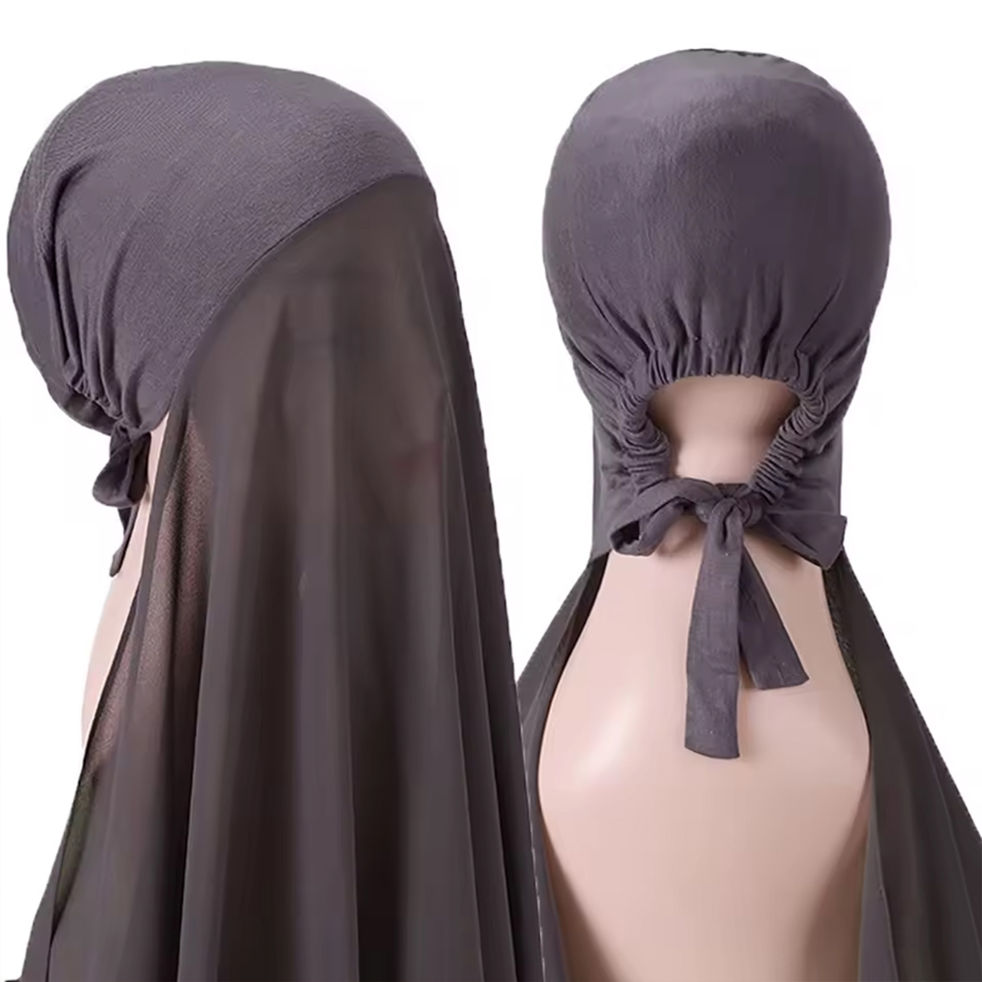 عرض 4 حجاب شيفون بمقاسات مختلفة