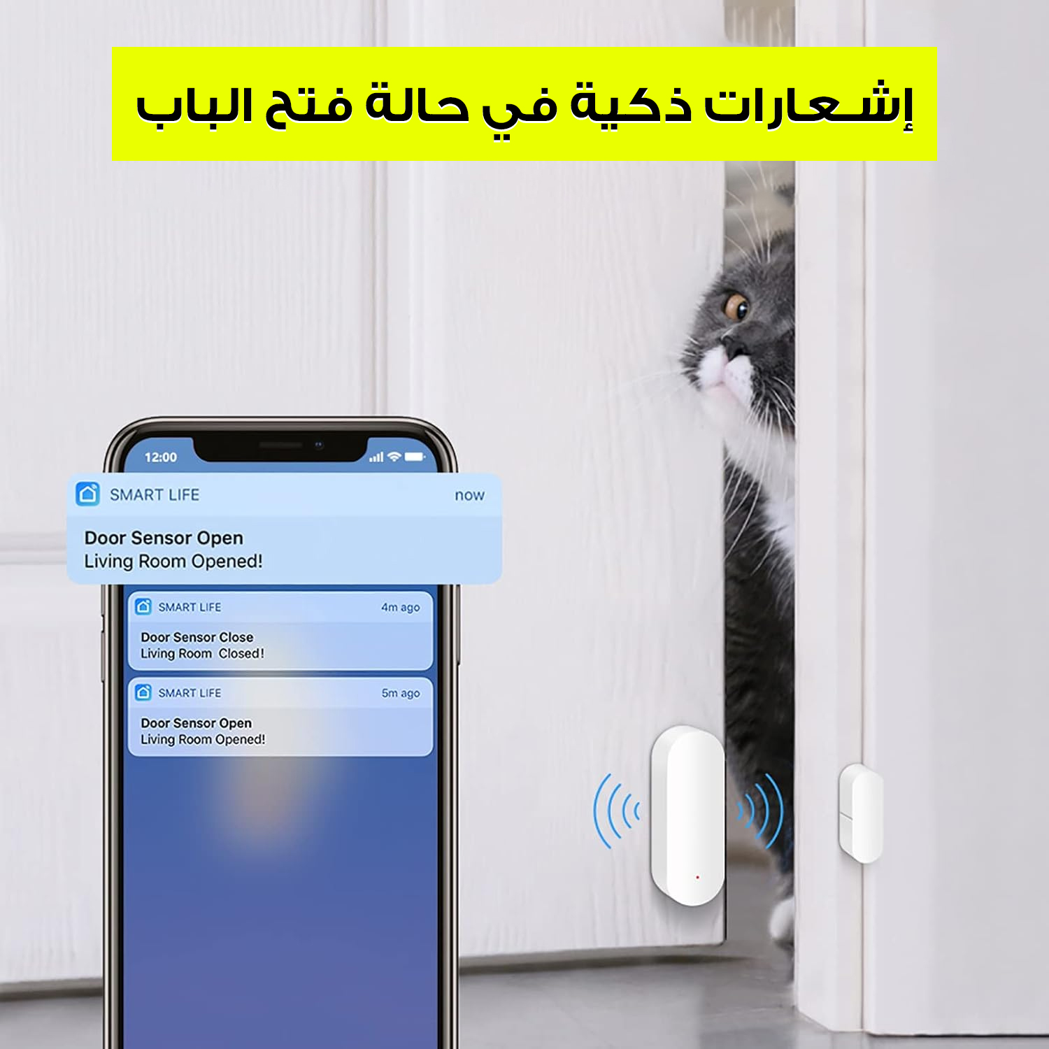 عرض ثلاث حبات جهاز أمان المنزل والعمل