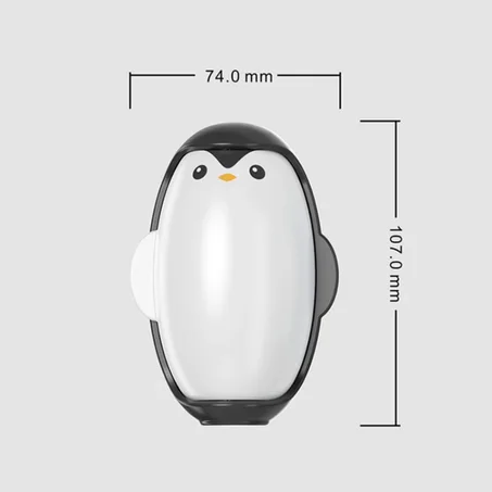 Penguin Lint Remover – Portable Reusable Mini Roller for Pet Hair & Clothes