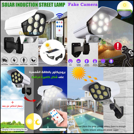 Projecteur Solaire LED en forme de caméra de surveillance