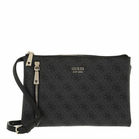 Naya Double Zip Crossbody Coal